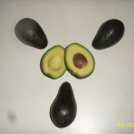 avacado's shaped as the safetypaws logo
